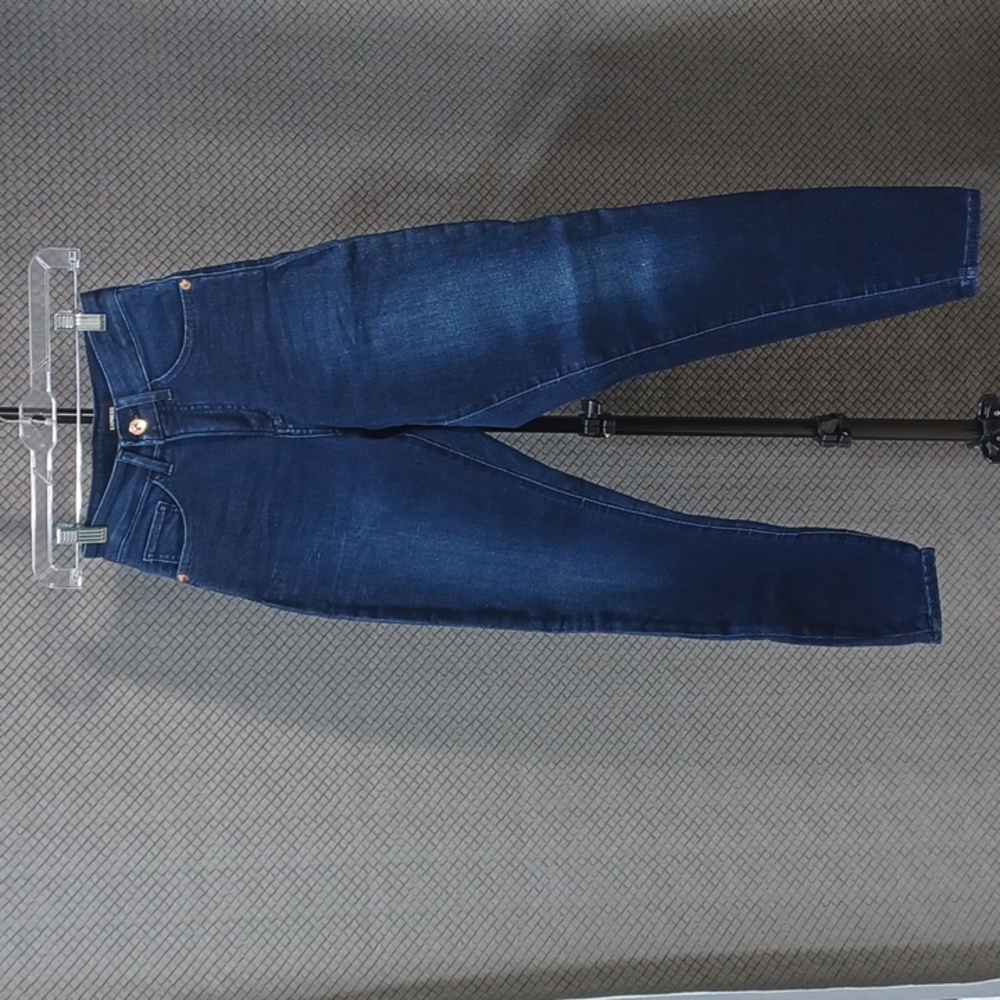 Express Curvy Skinny Size 00R Blue Denim Jean Pants